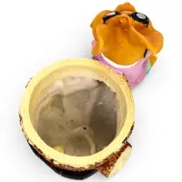 Фигурное кашпо 13 х 9 х 15см  "Заяц на велосипеде"