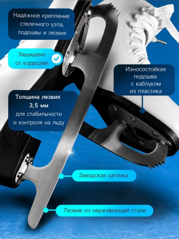 Коньки фигурные Winter Star Basic, размер 40