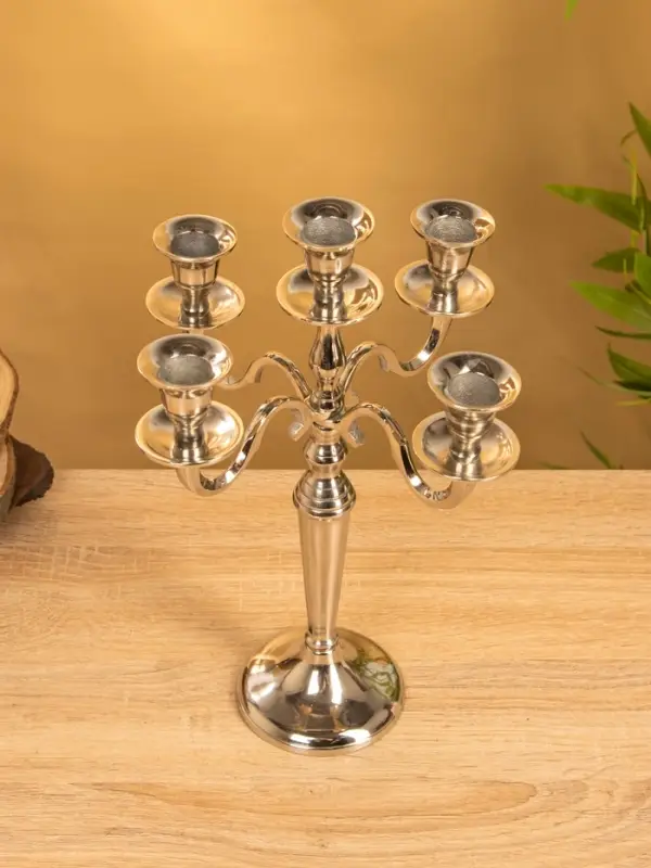 Подсвечник Подсвечник "Джания" на 5 свечей 18х23х33,5 см, алюминий