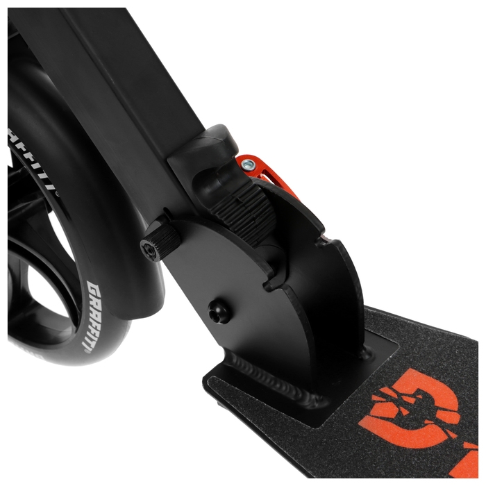 Самокат городской GRAFFITI City 200, складной, колёса PU 200 мм, ABEC 7 Carbon, чёрный Самокат городской GRAFFITI City 200, складной, колёса PU 200 мм, ABEC 7 Carbon, чёрный