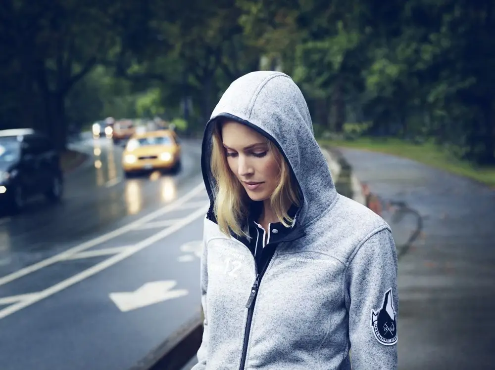 Куртка флисовая женская Santa Ana, серый меланж, размер S