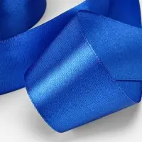 Лента атласная, 40 мм, 23&plusmn;1 м, синяя №40