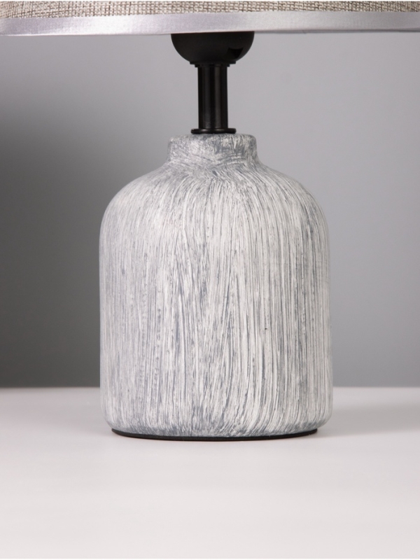 Лампа настольная Лампа настольная "Никс" 1х40Вт Е27 серый 20х20х30см МОДЕЛЬ: