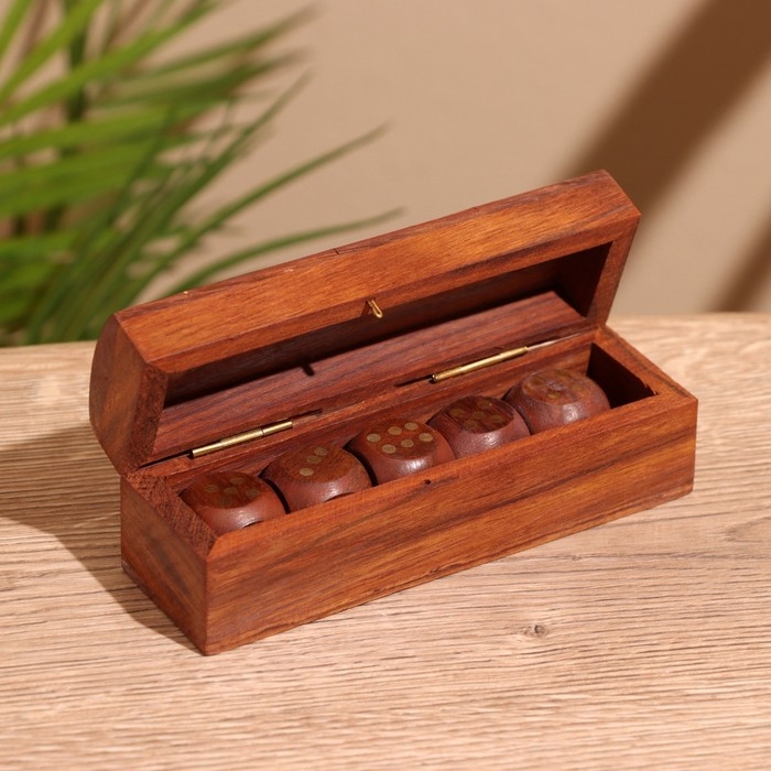 Игра настольная Игра настольная "Кубики" 12,5х4х4 см, дерево шишам