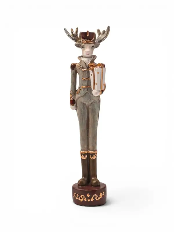 Фигурка &laquo;Олень с подарком&raquo;, 5.5&times;4.2&times;20.5 см
