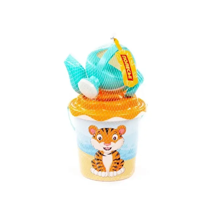 Набор игрушек для песочницы &laquo;Сафари&raquo;, 5 предметов: ведро, ситечко, лопатка, грабельки, лейка малая, МИКС