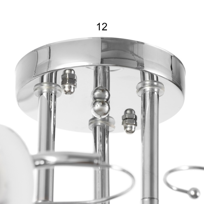 Люстра Люстра "Идрис" 3хЕ27 40Вт хром 48х48х26 см