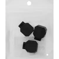Держатель для проводов 2.2&times;2.8 см, набор 3 шт., самоклеящийся, чёрный