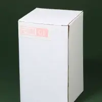 Органайзер для хранения ватных палочек, d=6.5&times;10 см, прозрачный, коричневый