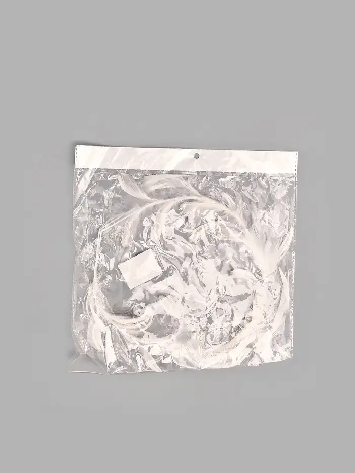 Венок на голову из перьев, белый Венок на голову из перьев, белый