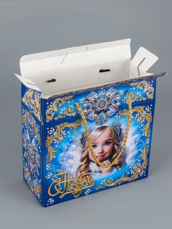 Коробка подарочная складная Коробка подарочная складная "Царские узоры" 23 х 10 х 23 см