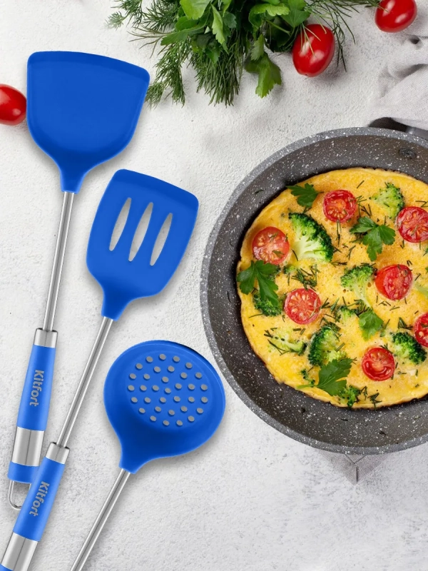 Набор кухонных принадлежностей силиконовые КТ-1265 Набор кухонных принадлежностей силиконовые КТ-1265