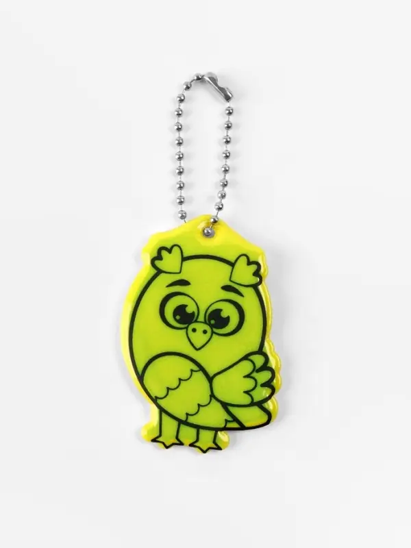 Светоотражающий элемент &laquo;Сова&raquo;, двусторонний, 4,2 &times; 6 см, цвет МИКС