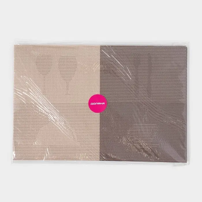 Салфетка сервировочная на стол &laquo;Ресторан&raquo;, 45&times;30 см, коричневая