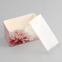 Коробка для 2 капкейка с прозрачной крышкой, «Презент», 16×8×10 см