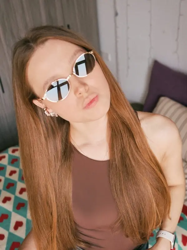 Очки солнцезащитные OneSun, uv 400, футляр, салфетка, цвет золото, серый