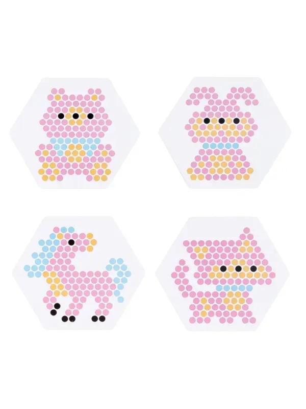 Аквамозаика "Розовые животные" 4 фигурки