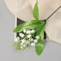 Букет искусственный &laquo;Ландыш майский&raquo;, h=20 см, белый