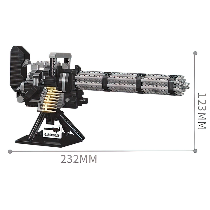 Конструктор-Мини «Оружие. Миниган», 1025 деталей Конструктор-Мини «Оружие. Миниган», 1025 деталей