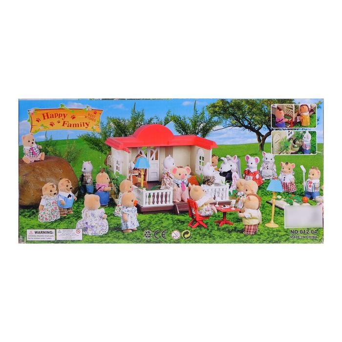 Дом для зверей «Дачный» с мебелью Дом для зверей «Дачный» с мебелью