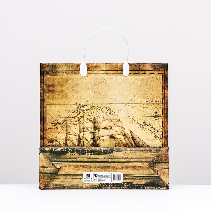 Пакет Пакет "Корабль", мягкий пластик, 30х30 120 мкм