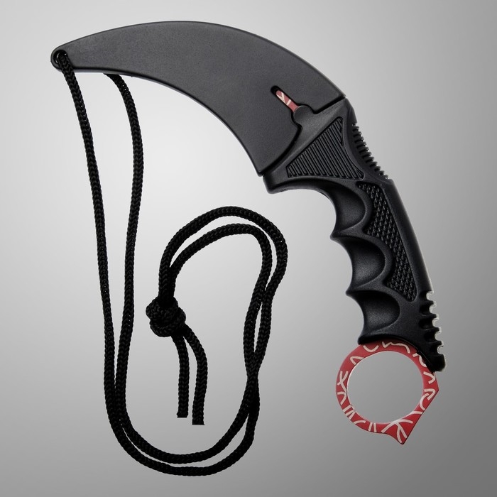 Нож-керамбит Нож-керамбит "Коготь орла" 20см, клинок 90мм/2,2мм, кровавая паутина