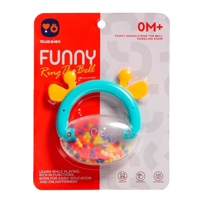 Погремушка с прорезываетелем «Зоопарк» Погремушка с прорезываетелем «Зоопарк»