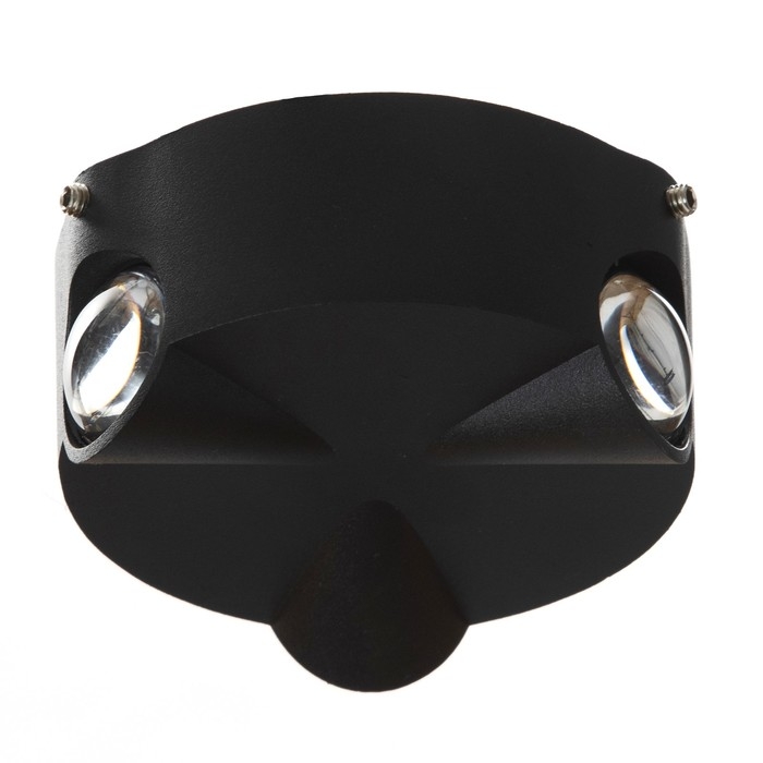 Светильник Светильник "Снек" 3хLED 3Вт 4000К IP66 черный 9,3х4,5х9,3 см