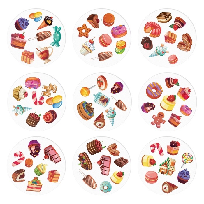 Новогодняя настольная игра «Новый год: Дуббль сладости», 55 карт, 5+ Новогодняя настольная игра «Новый год: Дуббль сладости», 55 карт, 5+