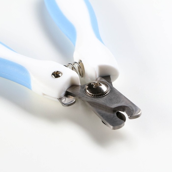 Набор для когтей Набор для когтей "Гармония": когтерез боковой (отверстие 8 мм) и пилка для когтей, голубой