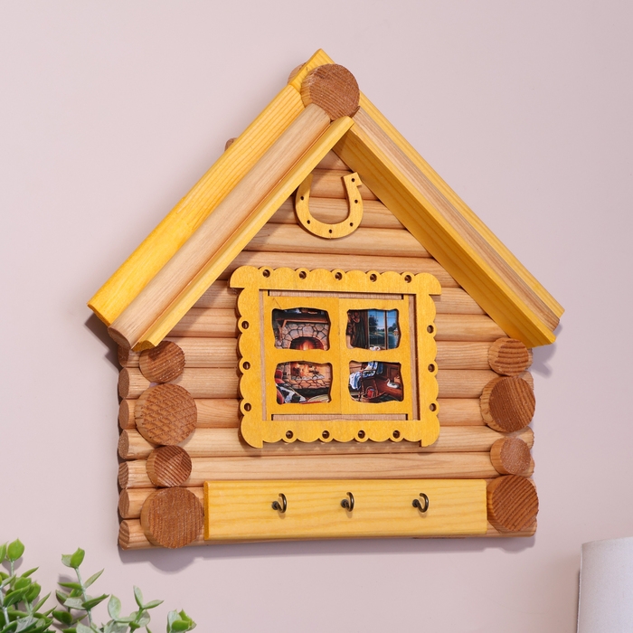 Ключница Ключница "Изба с окном", 26 х 25 см