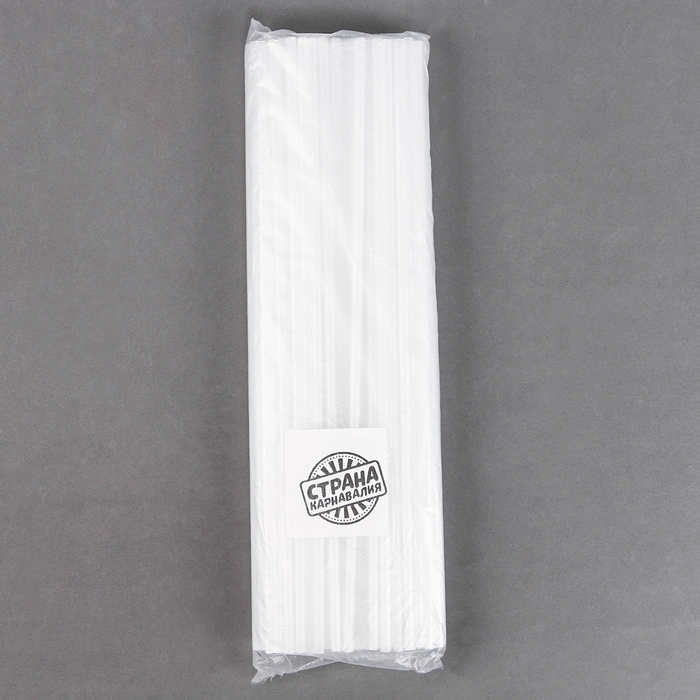 Трубочка для шаров и флагштоков, d=5 мм, цвет прозрачный, набор 100 шт. Трубочка для шаров и флагштоков, d=5 мм, цвет прозрачный, набор 100 шт.