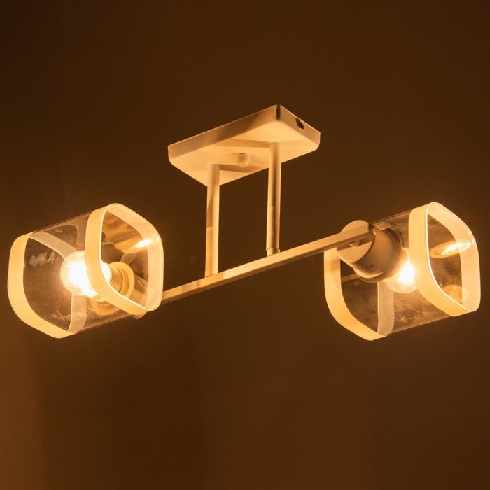 Люстра ГАЛЛОП Люстра ГАЛЛОП "Тонни" 2х60Вт Е27 белый