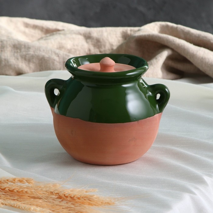 Горшочек для запекания керамический  Горшочек для запекания керамический "Дизи", 1 л, 1 сорт, Иран