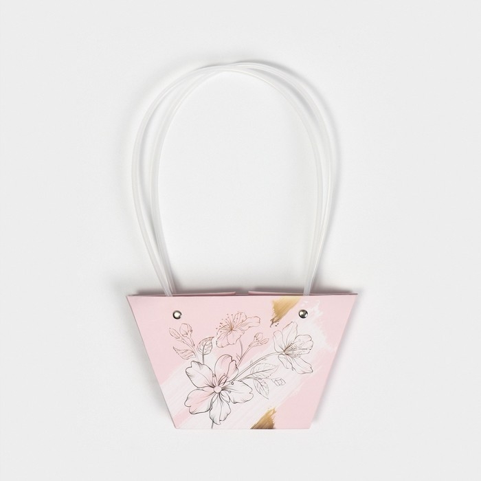 Пакет влагостойкий для цветов «Нежность», 20 х 12 х 20 см Пакет влагостойкий для цветов «Нежность», 20 х 12 х 20 см