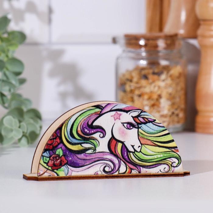 Салфетница Салфетница "Единорог", 13,5×3,1×6 см