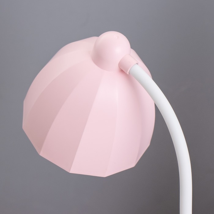 Настольная лампа Настольная лампа "Робот" LED 5Вт USB АКБ розовый 11,8х7,8х31 см RISALUX