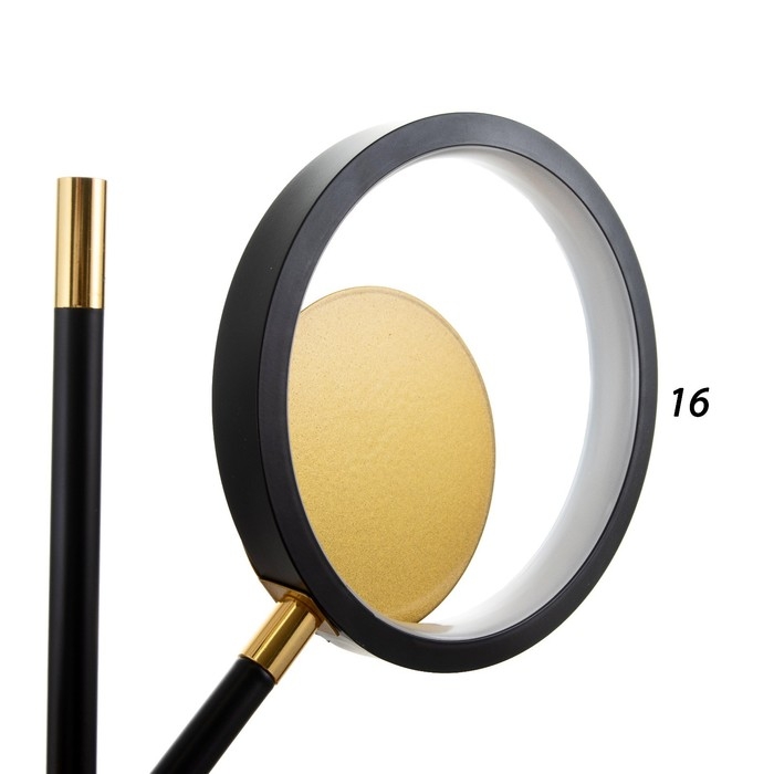 Бра 2292/2 LED 30Вт 3000-6000К черно-золотой 39х36х6 см