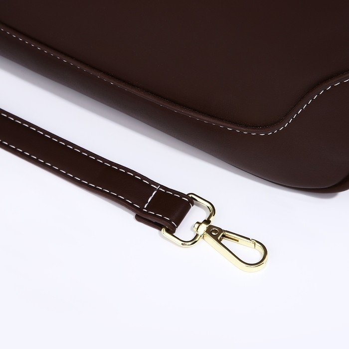 Сумка кросс-боди на молнии, цвет коричневый Сумка кросс-боди на молнии, цвет коричневый