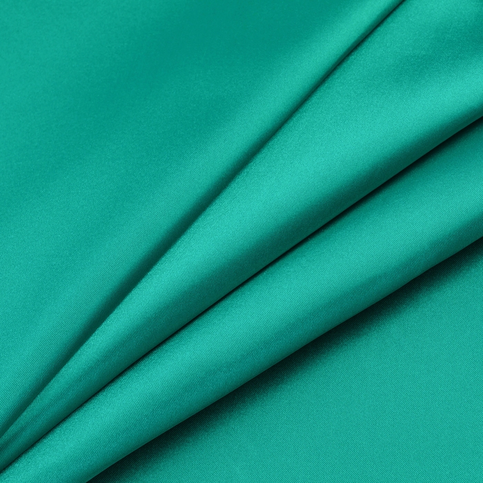 Лоскут для рукоделия, атлас, зелёный 50 × 75 см