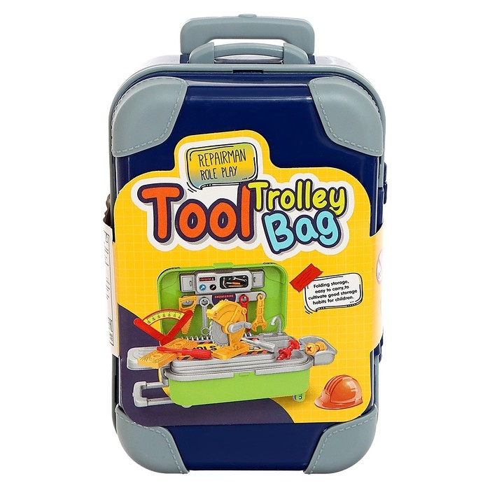 Набор детских инструментов «Чемодан на колесах», цвет МИКС Набор детских инструментов «Чемодан на колесах», цвет МИКС