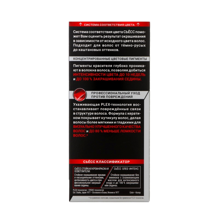 Краска для волос Сьесс Color pompeian red 5-72, 115 мл