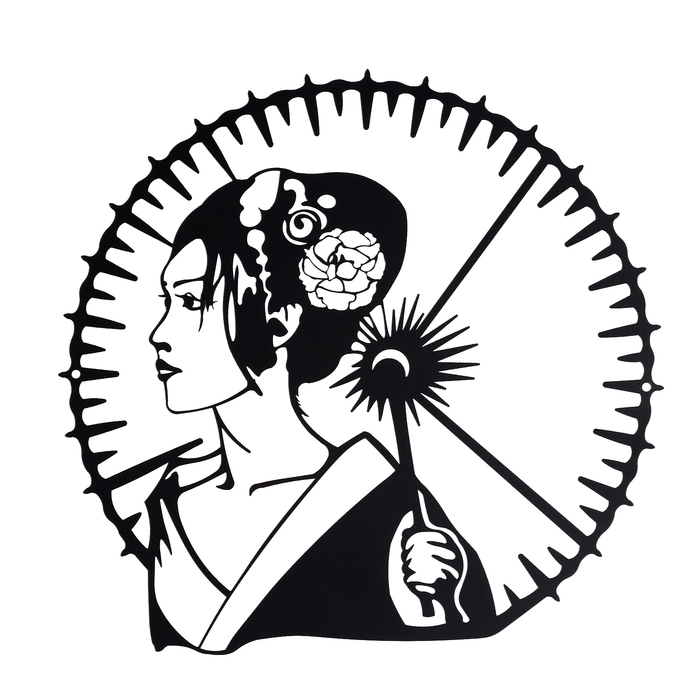 Панно  Панно "Девушка" черная, 41,3х39,4см