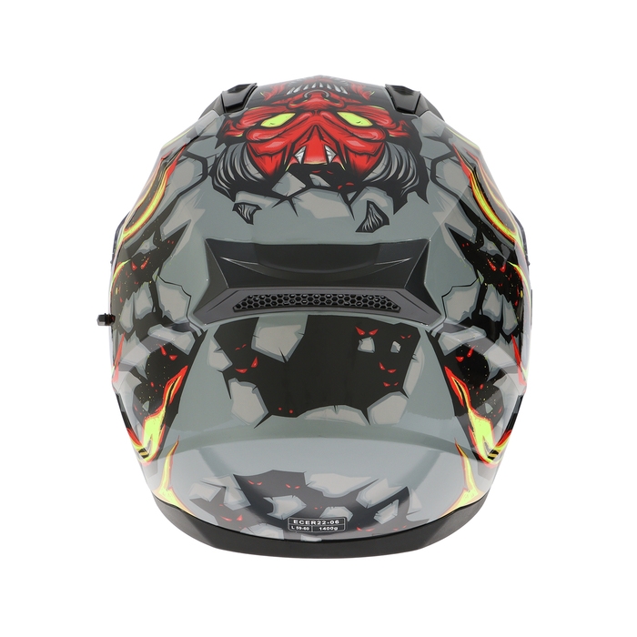 Шлем интеграл с двумя визорами, размер L (59-60), модель BLD-M67E, черно-желтый Шлем интеграл с двумя визорами, размер L (59-60), модель BLD-M67E, черно-желтый