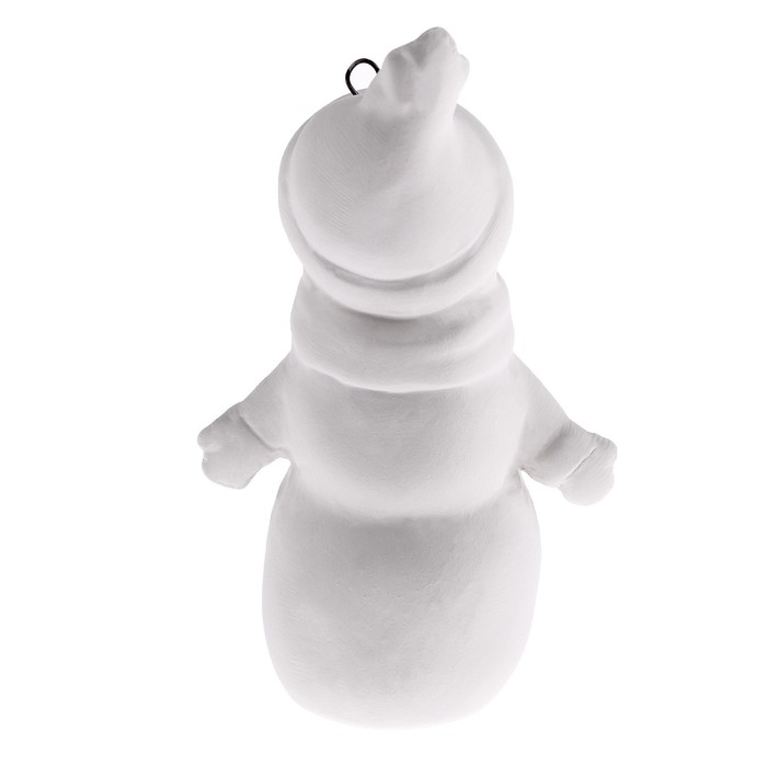 Новый год! Ёлочное украшение под раскраску «Снеговик» с подвесом, кисть Новый год! Ёлочное украшение под раскраску «Снеговик» с подвесом, кисть