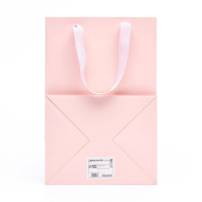 Пакет подарочный, с окном, 30 х 20 х 16 см, розовый Пакет подарочный, с окном, 30 х 20 х 16 см, розовый