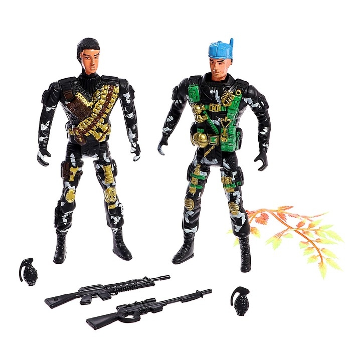 Набор солдатиков «Бойцы», 7 предметов Набор солдатиков «Бойцы», 7 предметов