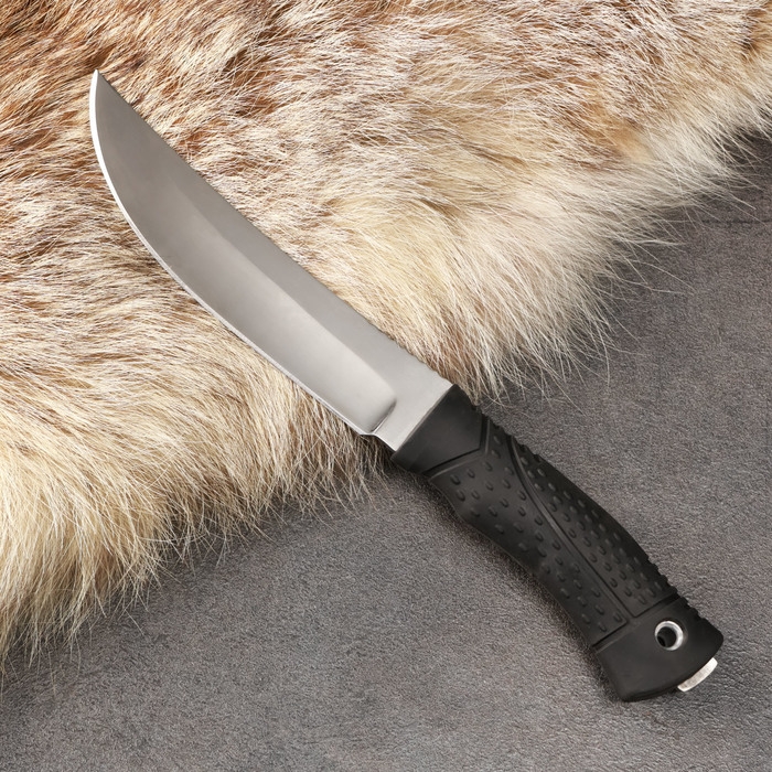 Нож кавказский Нож кавказский "Змей" с ножнами, сталь - 65х13, рукоять - эластрон