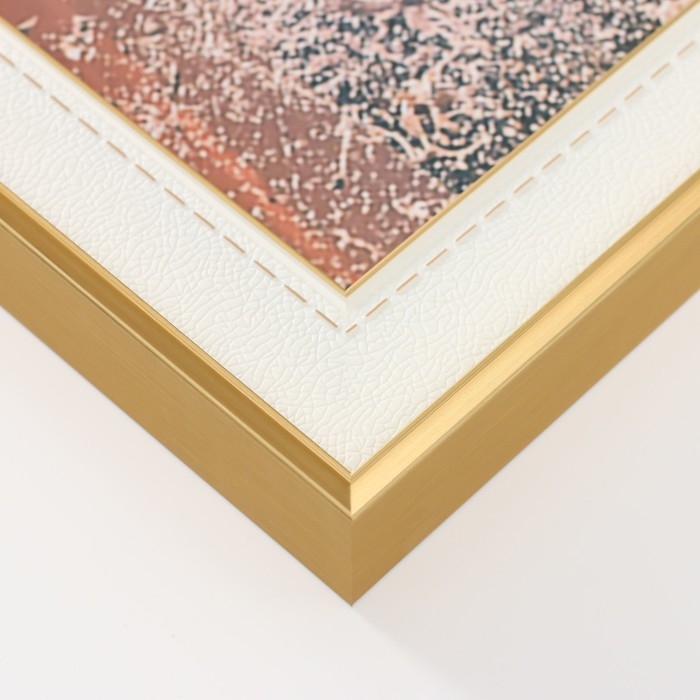 Фоторамка пластик формат А4 "Аристея" золотая рама 3,3х29,5х38 см