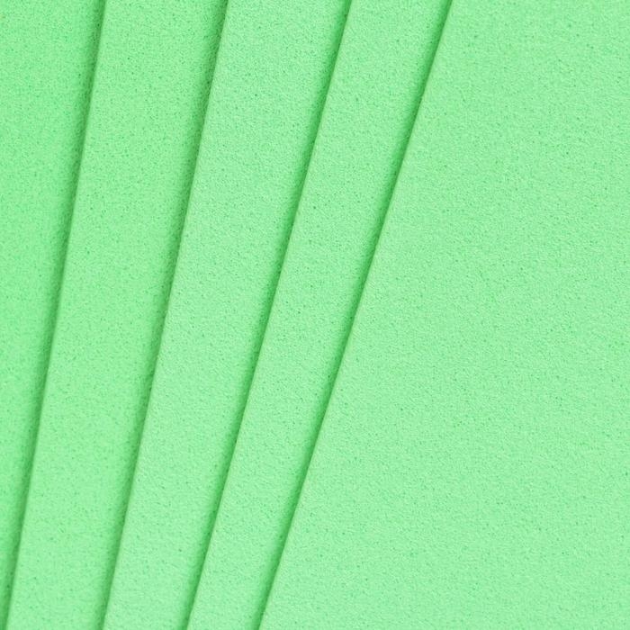 Фоамиран Фоамиран "Яркий салат" 2 мм (набор 5 листов) формат А4